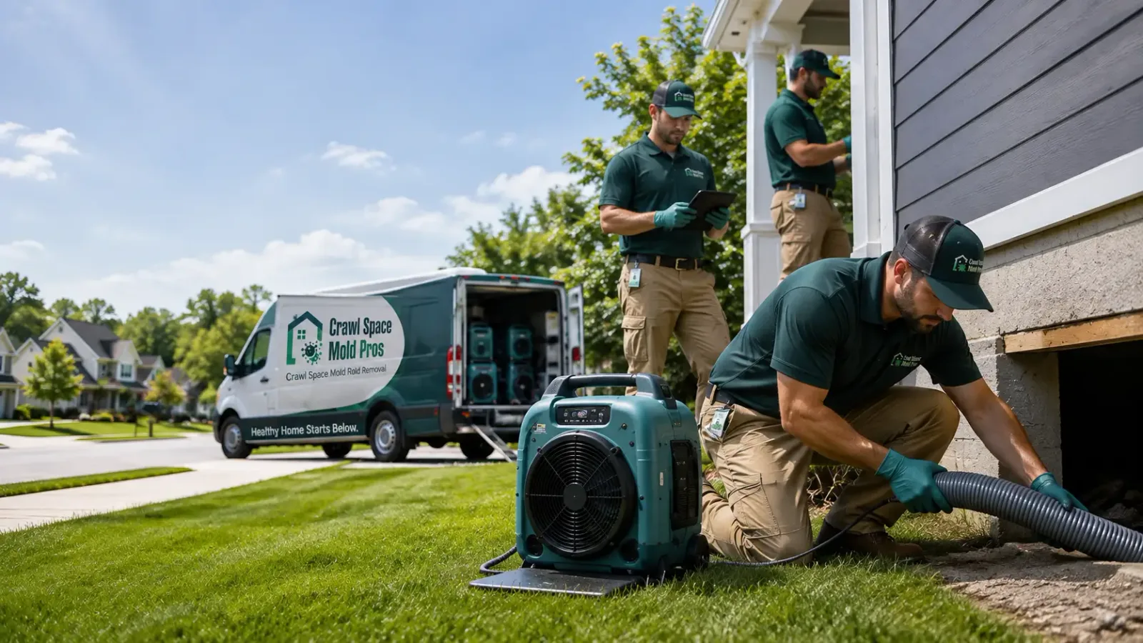 Crawl Space Mold Removal in Melvern, KS